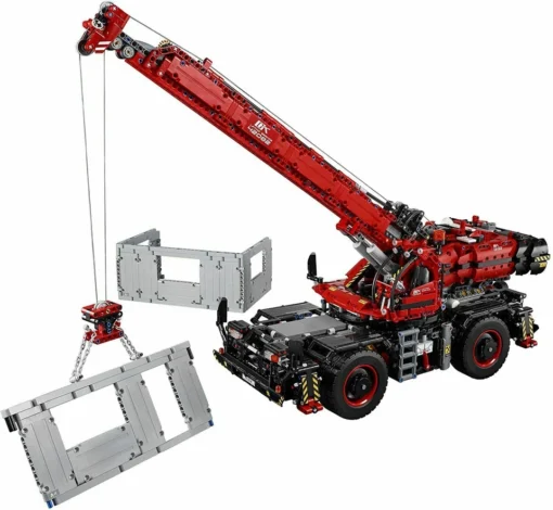 LEGO Technic Rough Terrain Crane 42082 Building Kit Gift Set - Image 4
