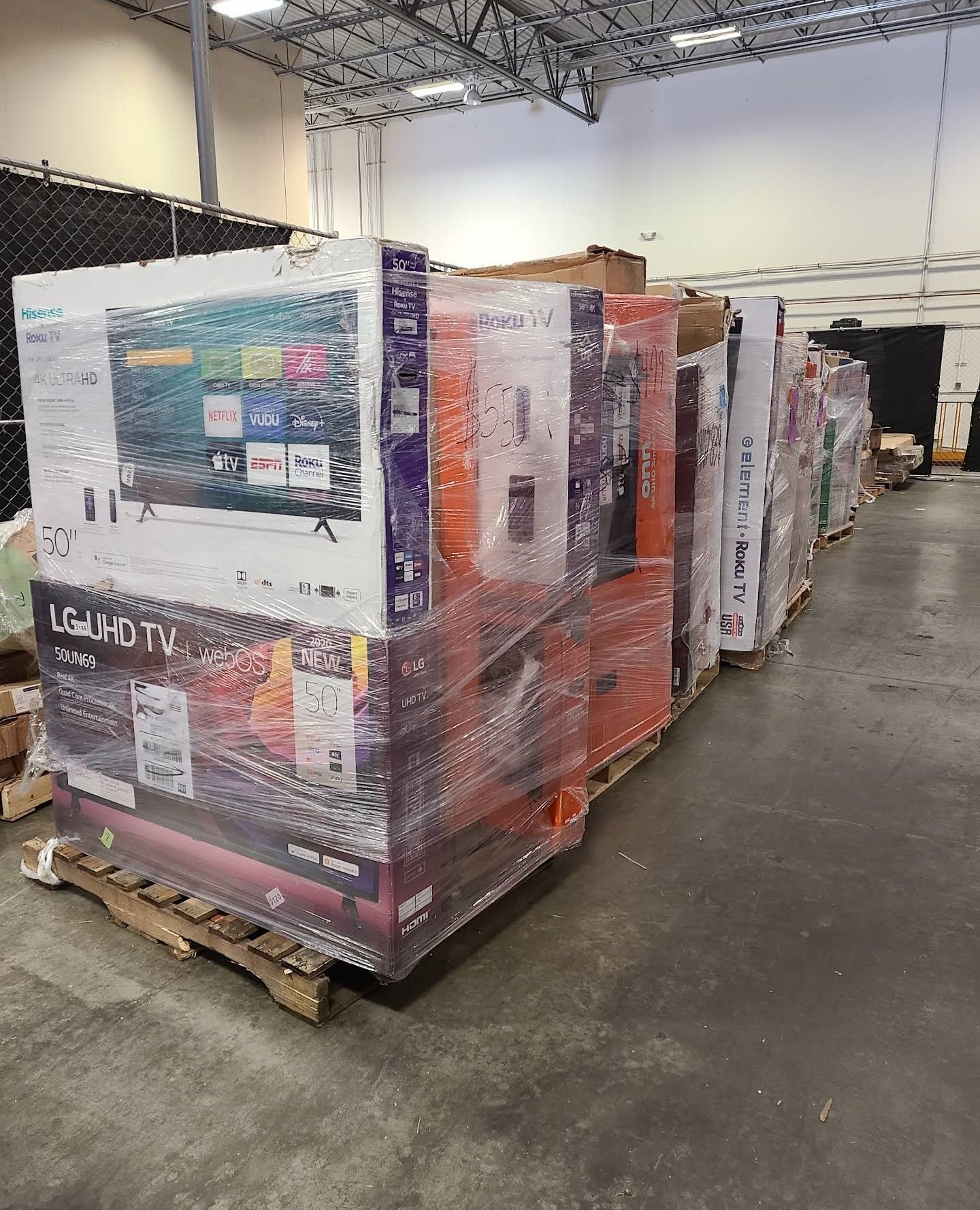 Amazon TV Pallets